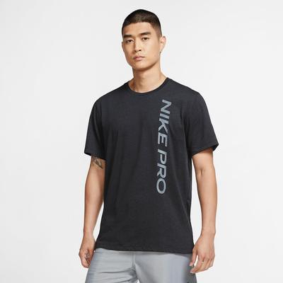 Nike Mens Pro Short Sleeve Top - Black - main image