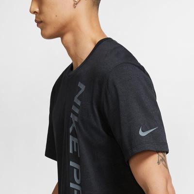 Nike Mens Pro Short Sleeve Top - Black - main image