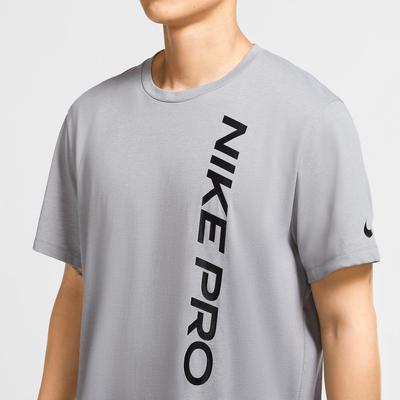 Nike Mens Pro Short Sleeve Top - Particle Grey - main image