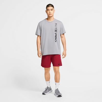 Nike Mens Pro Short Sleeve Top - Particle Grey - main image