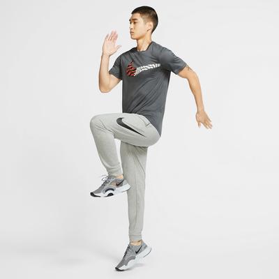 Nike Mens Dri-FIT Tapered Pants - Dark Grey Heather - main image