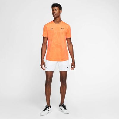 Nike Mens AeroReact Rafa Top - Orange Pulse/Gridiron - main image