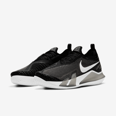 Nike Mens React Vapor NXT Tennis Shoes - Black/White - main image