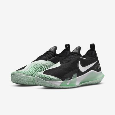 Nike Mens React Vapor NXT Tennis Shoes - Black/Mint Foam