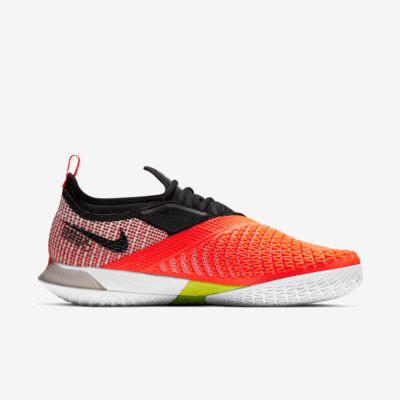 Nike Mens React Vapor NXT Tennis Shoes - White/Hyper Crimson - main image