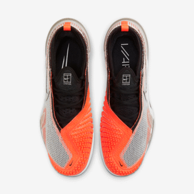 Nike Mens React Vapor NXT Tennis Shoes - White/Hyper Crimson - main image