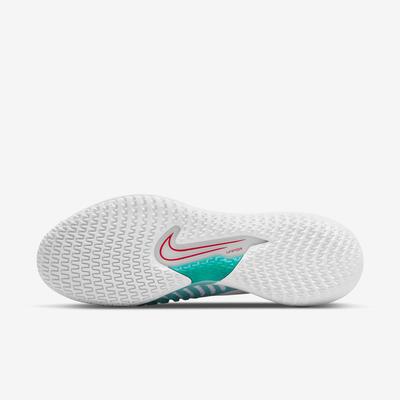 Nike Mens React Vapor NXT Tennis Shoes - White/Washed Teal - main image