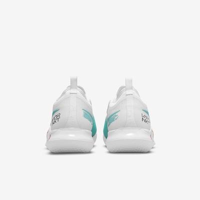 Nike Mens React Vapor NXT Tennis Shoes - White/Washed Teal - main image