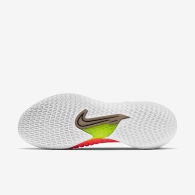 Nike Womens React Vapor NXT Tennis Shoes - White/Bright Mango - main image