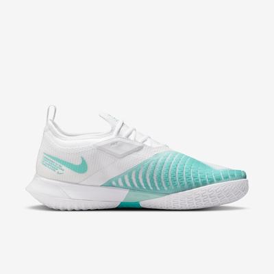 Nike Womens React Vapor NXT Tennis Shoes - White/Washed Teal - main image
