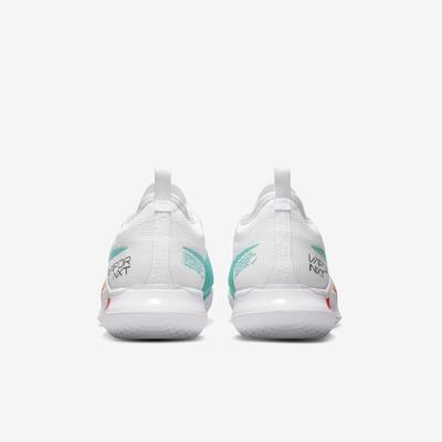 Nike Womens React Vapor NXT Tennis Shoes - White/Washed Teal - main image