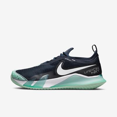 Nike Womens React Vapor NXT Tennis Shoes - Obsidian/Mint Foam