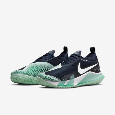 Nike Womens React Vapor NXT Tennis Shoes - Obsidian/Mint Foam