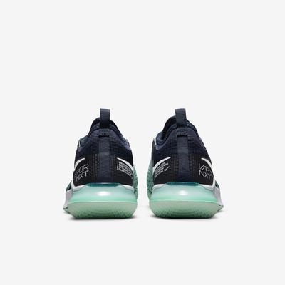 Nike Womens React Vapor NXT Tennis Shoes - Obsidian/Mint Foam