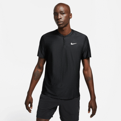 Nike Mens Advantage Tennis Polo - Black - main image