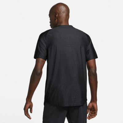 Nike Mens Advantage Tennis Polo - Black - main image