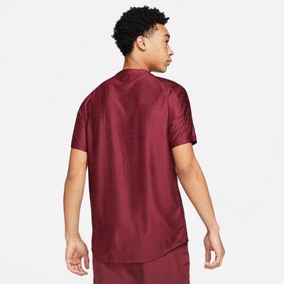 Nike Mens Advantage Tennis Polo - Dark Red - main image