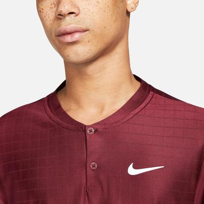 Nike Mens Advantage Tennis Polo - Dark Red - main image