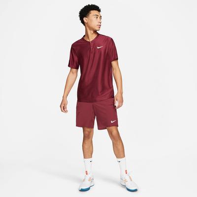 Nike Mens Advantage Tennis Polo - Dark Red - main image