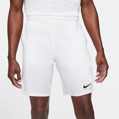 Nike Mens Victory 9 Inch Tennis Shorts - White