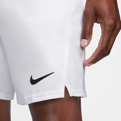 Nike Mens Victory 9 Inch Tennis Shorts - White - Tennisnuts.com