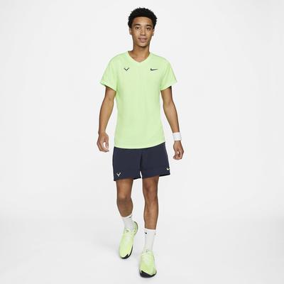 Nike Mens Rafa Challenger Tee - Lime Glow - main image