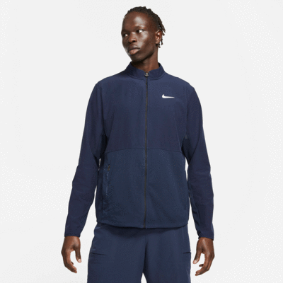 Nike Mens Advantage Tennis Jacket - Navy Blue - main image