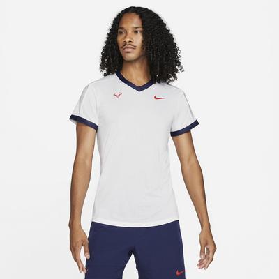 Nike Mens Rafa ADV Tee - White/Binary Blue - main image