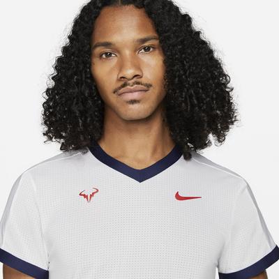 Nike Mens Rafa ADV Tee - White/Binary Blue - main image