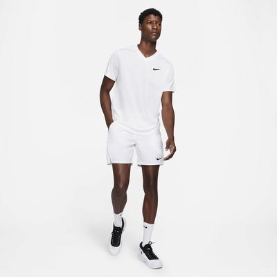 Nike Mens Victory Tennis Shorts - White - main image