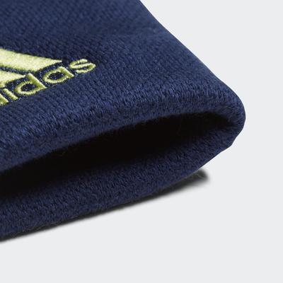 Adidas Tennis Large Wristband - Noble Indigo/Semi Frozen Yellow - main image