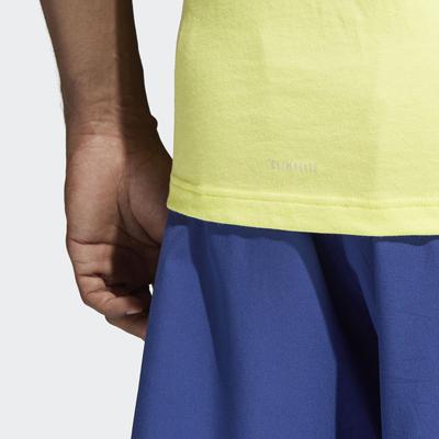 Adidas Mens Tennis Tee - Semi Frozen Yellow - main image