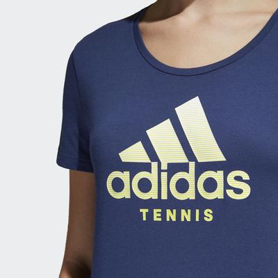 Adidas Womens Tennis Tee - Noble Indigo - main image