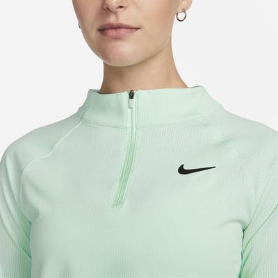 Nike Womens Victory Half Zip Tennis Top - Mint Foam - main image
