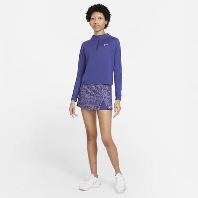 Nike Womens Victory Half Zip Tennis Top - Dark Purple Dust - main image