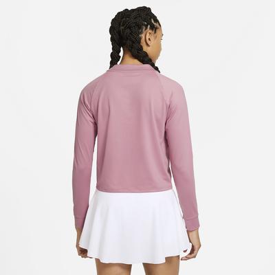 Nike Womens Victory Half Zip Tennis Top - Elemental Pink - main image
