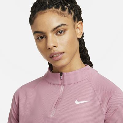 Nike Womens Victory Half Zip Tennis Top - Elemental Pink - main image