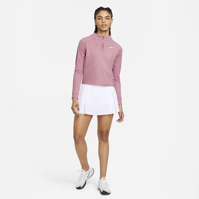 Nike Womens Victory Half Zip Tennis Top - Elemental Pink - main image