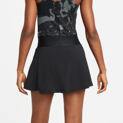 Nike Womens Advantage Tennis Skirt - Black/Grey