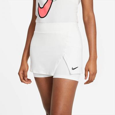 Nike Womens Side Slit Victory Tennis Skirt - White