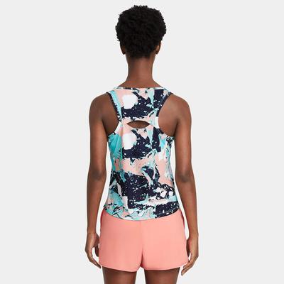 Nike Womens Printed Tennis Tank - Copa/White
