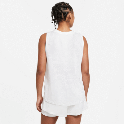 Nike Womens Advantage Tennis Tank - White