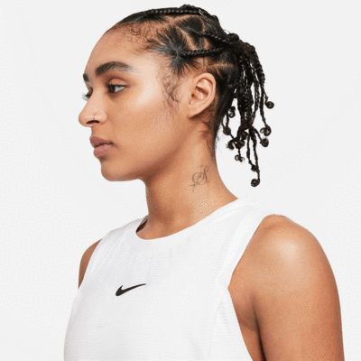 Nike Womens Advantage Tennis Tank - White