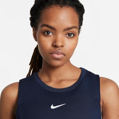 Nike Womens Advantage Tennis Tank - Navy Blue - main image