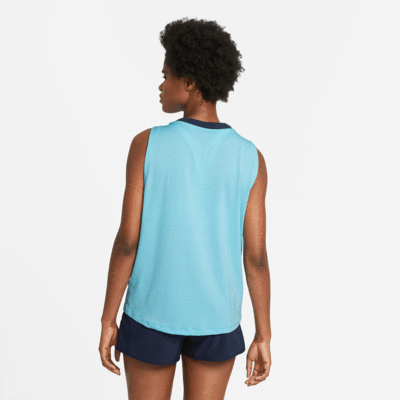 Nike Womens Advantage Tennis Tank - Blue - main image