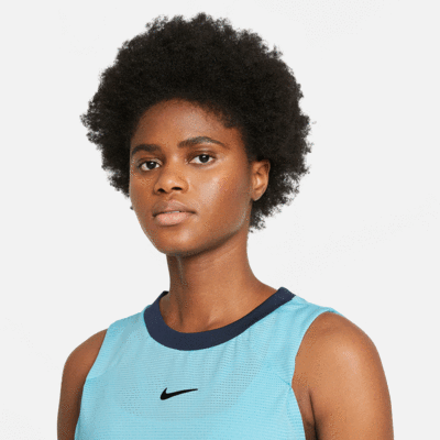 Nike Womens Advantage Tennis Tank - Blue - main image
