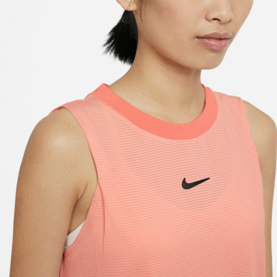 Nike Womens Advantage Tennis Tank - Coral - main image