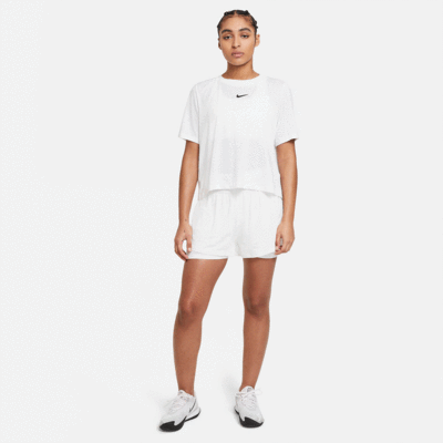 Nike Womens Short-Sleeve Advantage Top - White - main image