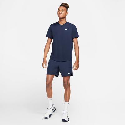 Nike Mens Advantage Tennis Shorts - Obsidian - main image