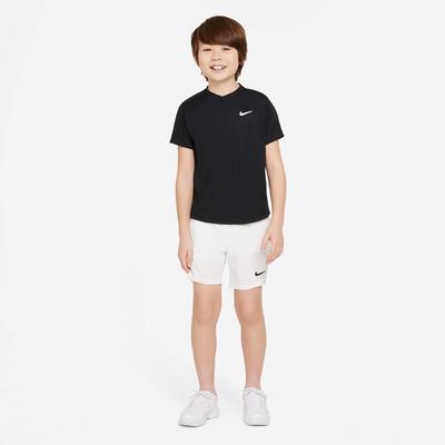 Nike Boys Dri-FIT Victory Short-Sleeve Tennis Top - Black - main image